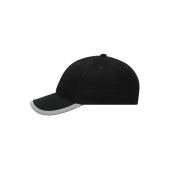 Originele 6-panel cap met reflecterende rand rond de piek (zonder beschermende functie / geen PPE)